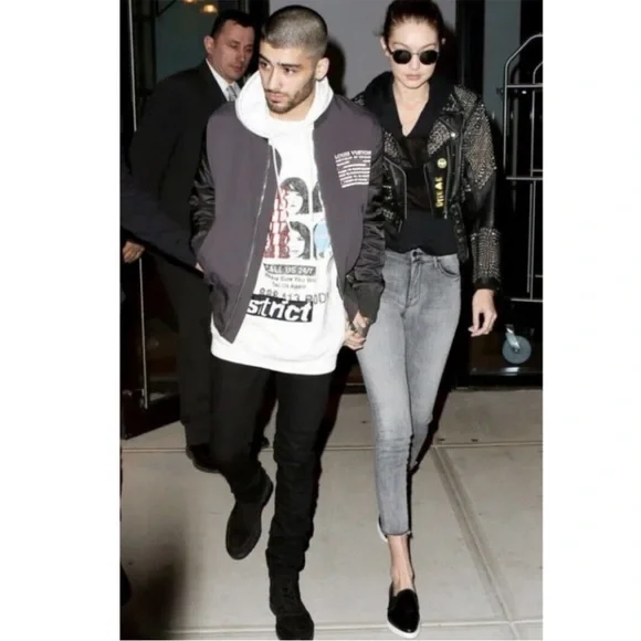 NWOT MOTHER High Waisted Looker Ankle Fray Skinnies in Dye Graphite. Size 28 - Picture 2 of 15